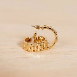 LA RADIANT VAL JEAN GLOBAL Amy Hoop Earrings