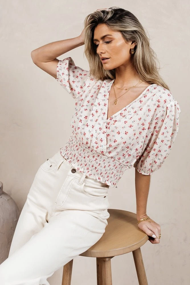 SINA Galena Floral Blouse - FINAL SALE Fresh Markdowns 5 SINA Galena Floral Blouse - FINAL SALE Fresh Markdowns
