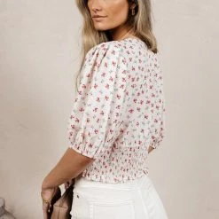 SINA Galena Floral Blouse - FINAL SALE Fresh Markdowns
