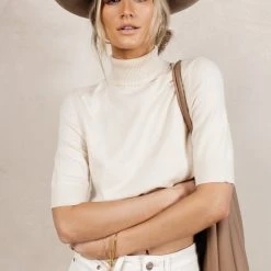 Vero Moda Thea Sweater Top In Ivory - FINAL SALE