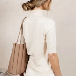 Vero Moda Thea Sweater Top In Ivory - FINAL SALE