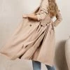 SINA Enola Trench Coat In Natural Work Edit 2 SINA Enola Trench Coat In Natural Work Edit