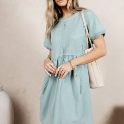 SINA Carol Mini Dress In Mint