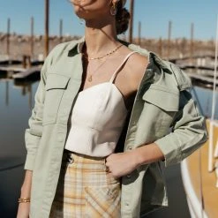 Vero Moda Minette Jacket In Sage Top Sellers
