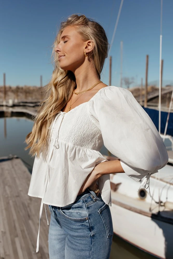 &MERCI Cheralyn Blouse In White Shirts & Blouses 8 &MERCI Cheralyn Blouse In White Shirts & Blouses