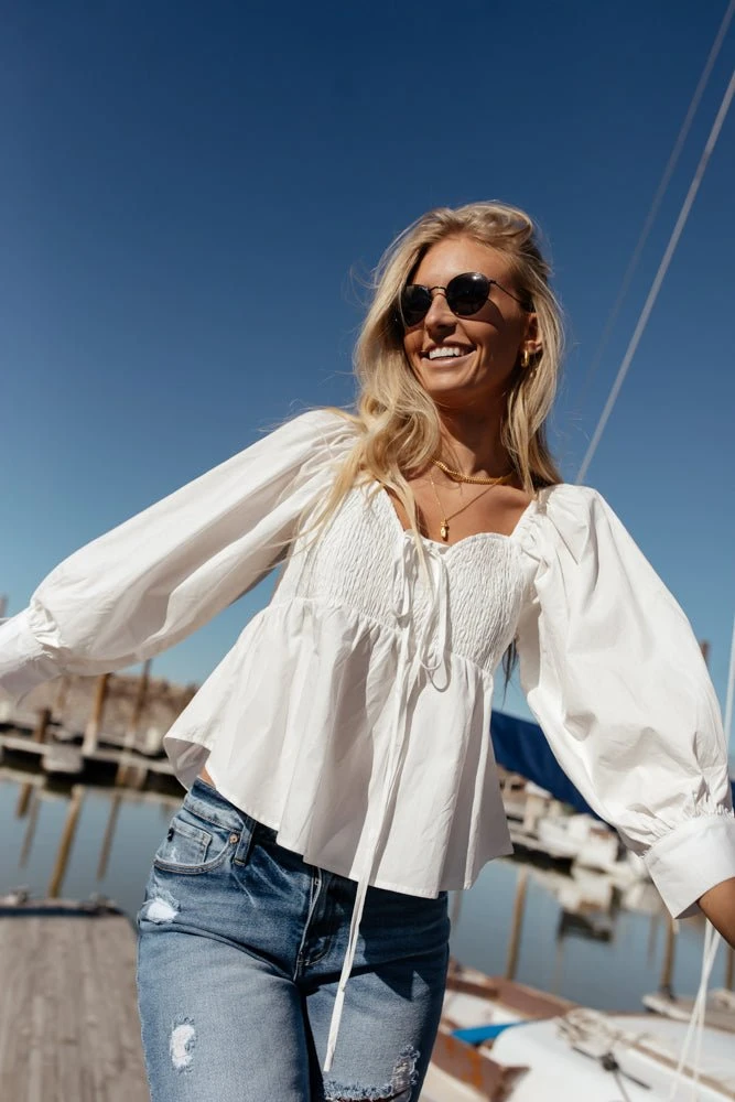 &MERCI Cheralyn Blouse In White Shirts & Blouses 5 &MERCI Cheralyn Blouse In White Shirts & Blouses