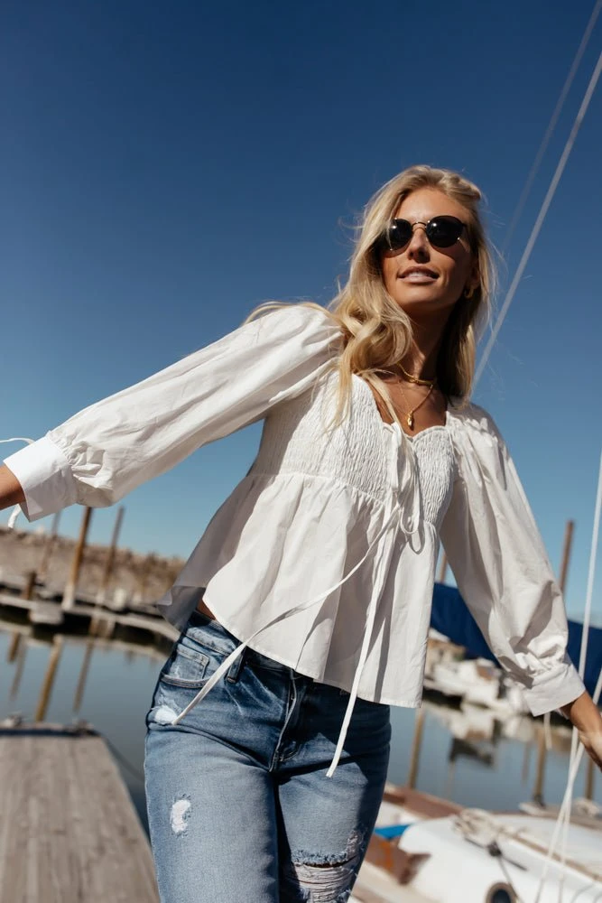 &MERCI Cheralyn Blouse In White Shirts & Blouses 3 &MERCI Cheralyn Blouse In White Shirts & Blouses