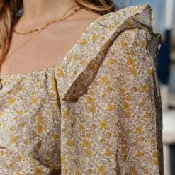 DRESS FORUM Layton Cropped Blouse - FINAL SALE Fresh Markdowns