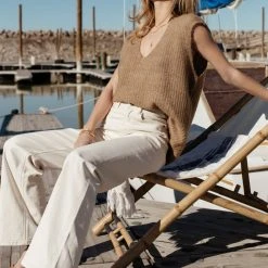 Vero Moda Libbie Sweater Vest In Brown