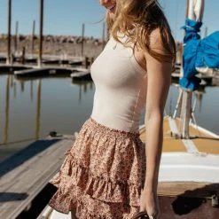 DRESS FORUM Bohme In Bloom Karrington Mini Skirt