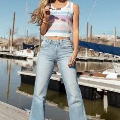 Vero Moda Addie Sweater Vest In Pink Sweaters