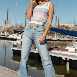 Vero Moda Addie Sweater Vest In Pink Sweaters