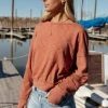 SINA Galilea Patch Top In Coral 2 SINA Galilea Patch Top In Coral