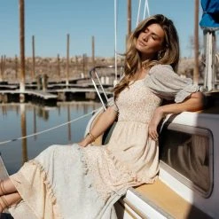 TEA N ROSE Demi Color-Block Dress