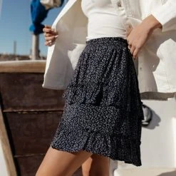 DRESS FORUM Kinny Mini Skirt Bohme In Bloom 13 DRESS FORUM Kinny Mini Skirt Bohme In Bloom