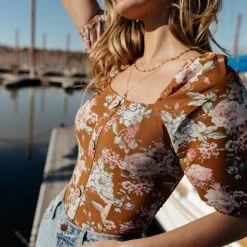 SINA Bohme In Bloom Wheatley Top