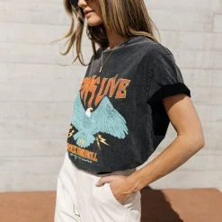 WORUI Long Live Graphic Tee Tops 19 WORUI Long Live Graphic Tee Tops