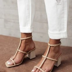 FREE SOUL/MIRACLE MILE Sofia Block Heels Shoes