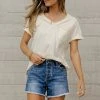 SINA Ayla Tee In Ivory Tops 2 SINA Ayla Tee In Ivory Tops