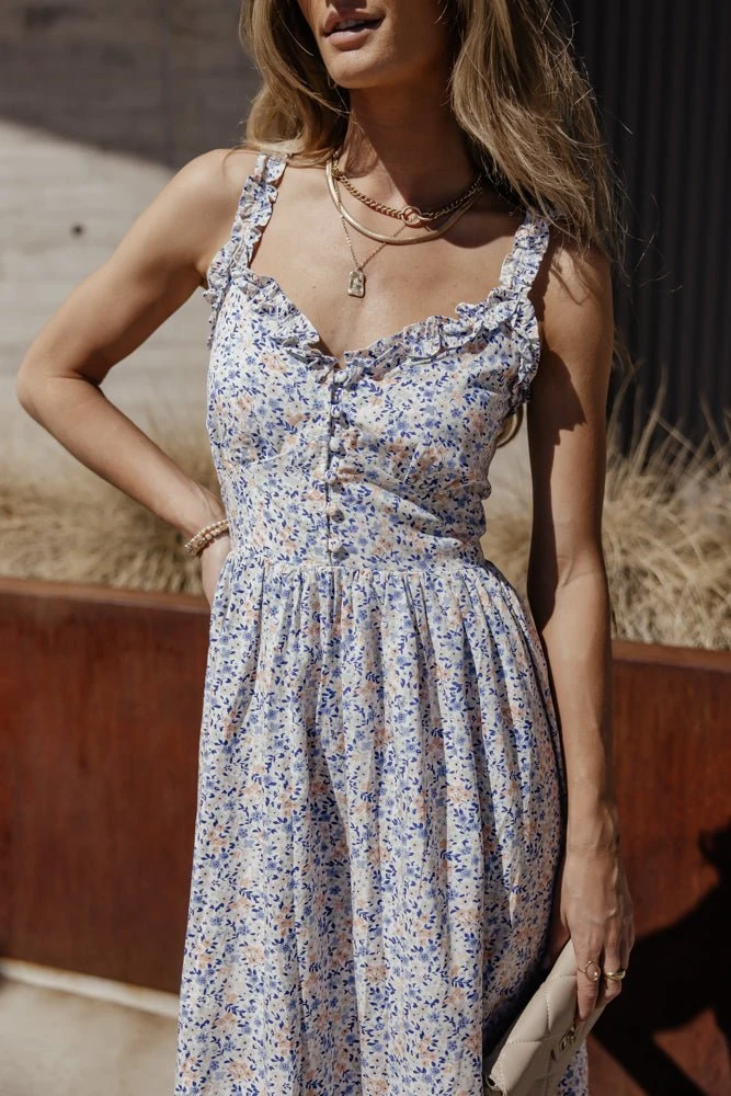 IN LOOM Serena Floral Midi Dress - FINAL SALE 4 IN LOOM Serena Floral Midi Dress - FINAL SALE