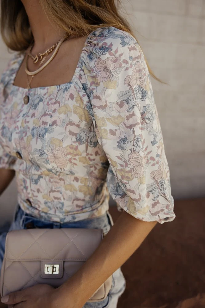 WORUI Tops Maisie Button Blouse 4 WORUI Tops Maisie Button Blouse