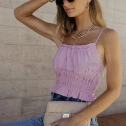 BLU PEPPER Fresh Markdowns Enora Cropped Top - FINAL SALE