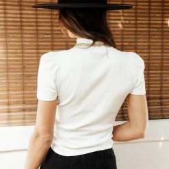 HEART & HIPS Fresh Markdowns Everly Mock Neck Top - FINAL SALE 18 HEART & HIPS Fresh Markdowns Everly Mock Neck Top - FINAL SALE