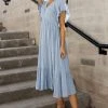 IN LOOM Sasha Midi Dress In Light Blue Dresses