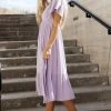 IN LOOM Sasha Midi Dress In Lavender Dresses