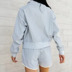 CRESCENT Sets Carlen Half Zip In Blue 13 CRESCENT Sets Carlen Half Zip In Blue