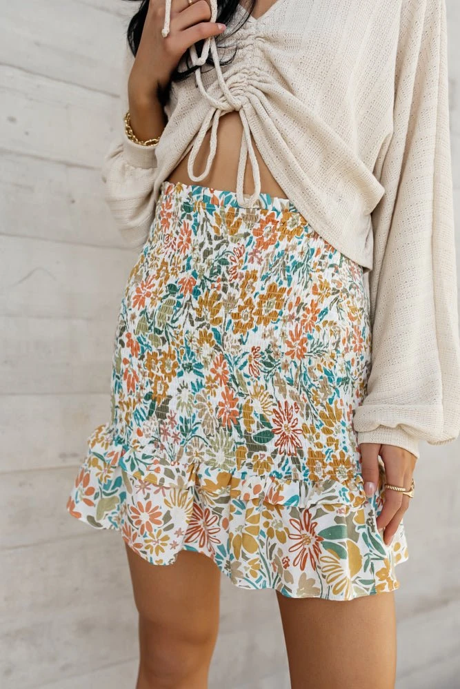 PROMESA Brigitta Mini Skirt Bohme In Bloom 5 PROMESA Brigitta Mini Skirt Bohme In Bloom