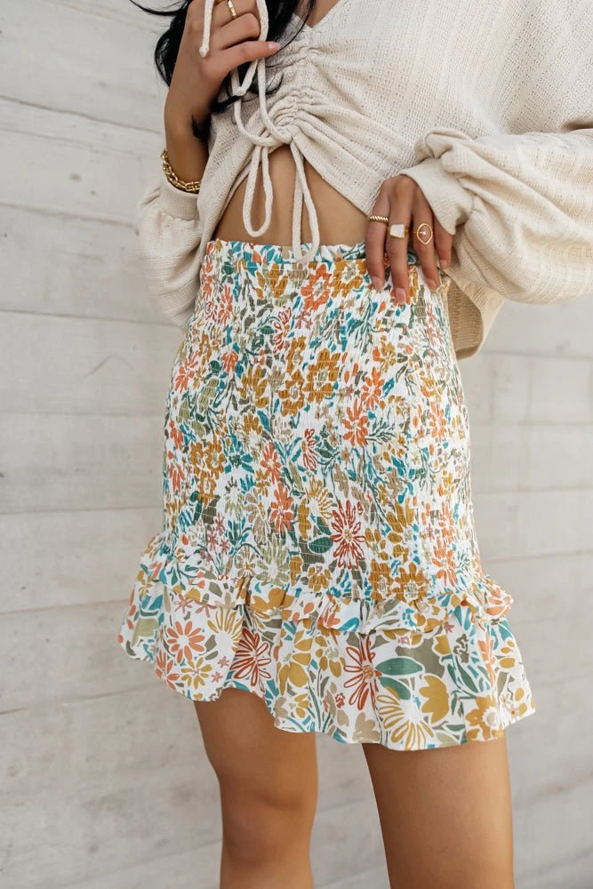 PROMESA Brigitta Mini Skirt Bohme In Bloom 3 PROMESA Brigitta Mini Skirt Bohme In Bloom