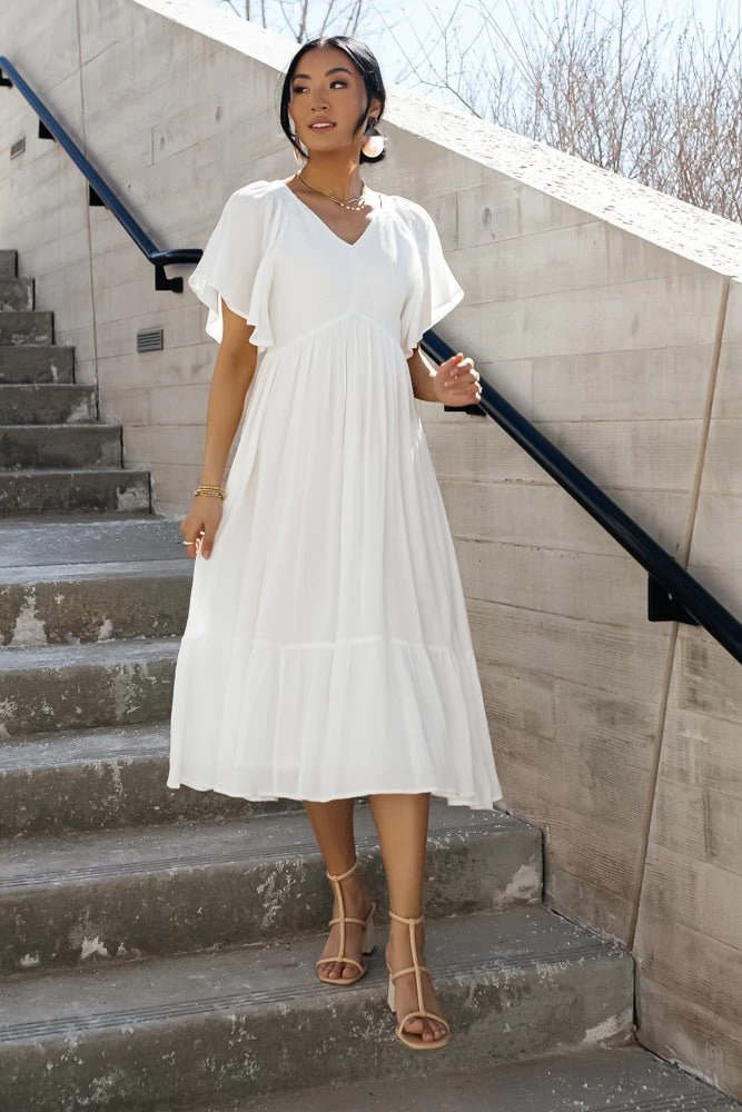 IN LOOM Sasha Midi Dress In Red 9 IN LOOM Sasha Midi Dress In Red