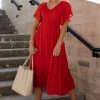 IN LOOM Sasha Midi Dress In Red 1 IN LOOM Sasha Midi Dress In Red