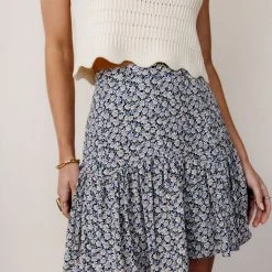 DRESS FORUM Skirts Kenzie Ruffle Pleated Skirt