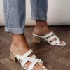 BEAST FASHION Fiona Heels In White