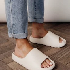 FREE SOUL/MIRACLE MILE Fresh Markdowns Wyatt Sandals In Beige- FINAL SALE