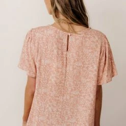 LAKE FLOWER FASHION Thalia Blouse In Salmon 15 LAKE FLOWER FASHION Thalia Blouse In Salmon