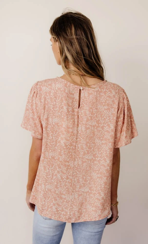 LAKE FLOWER FASHION Thalia Blouse In Salmon 7 LAKE FLOWER FASHION Thalia Blouse In Salmon