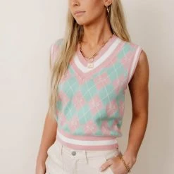 AARON & AMBER Top Sellers Addison Sweater Vest