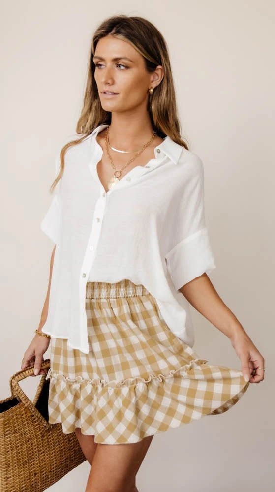 PROMESA Meredith Ruffle Mini Skirt - FINAL SALE 6 PROMESA Meredith Ruffle Mini Skirt - FINAL SALE