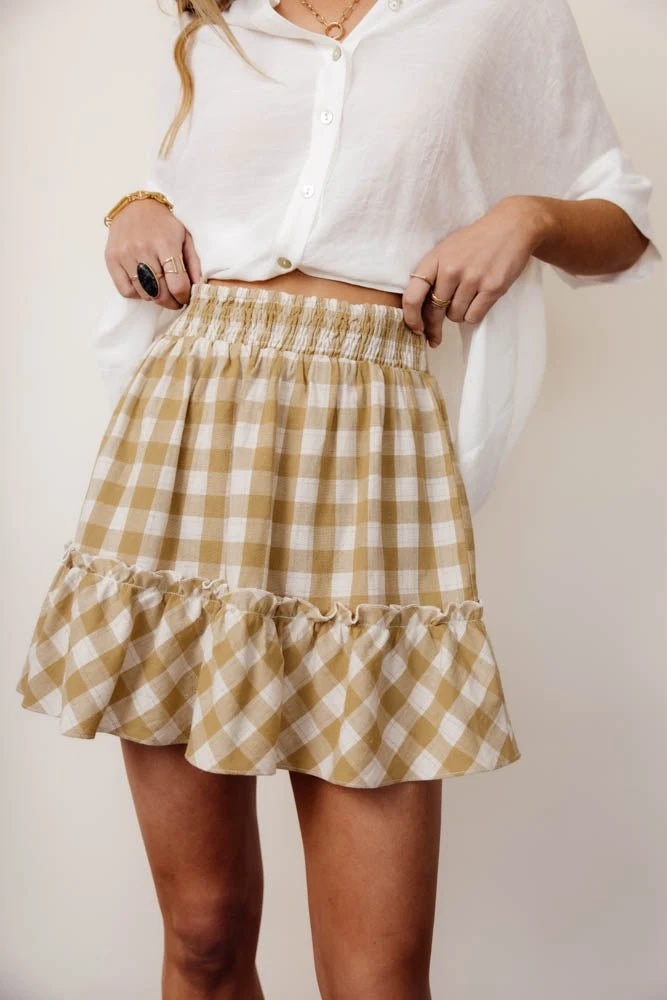 PROMESA Meredith Ruffle Mini Skirt - FINAL SALE 3 PROMESA Meredith Ruffle Mini Skirt - FINAL SALE