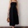 CRESCENT Dresses Margot Midi Dress In Black