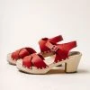MIA Gertrude Clogs In Red - FINAL SALE