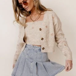 LE LIS Rosalie Denim Skirt Back In Stock