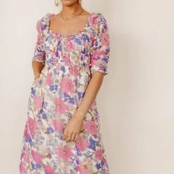 LUSH CLOTHING Rosa Floral Midi Dress Bohme In Bloom