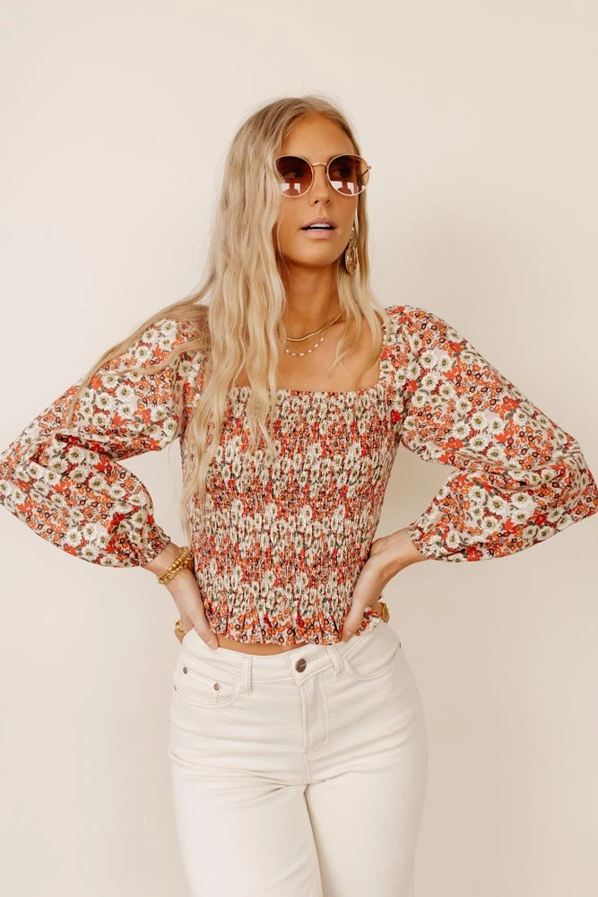 CALISTA Fannie Cropped Top - FINAL SALE Bohme In Bloom 9 CALISTA Fannie Cropped Top - FINAL SALE Bohme In Bloom