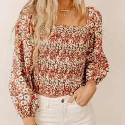 CALISTA Fannie Cropped Top - FINAL SALE Bohme In Bloom 14 CALISTA Fannie Cropped Top - FINAL SALE Bohme In Bloom