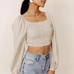 CRESCENT Amandine Cropped Top - FINAL SALE
