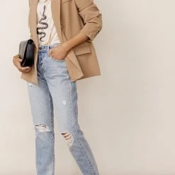 WORUI Tops Serpent Graphic Tee